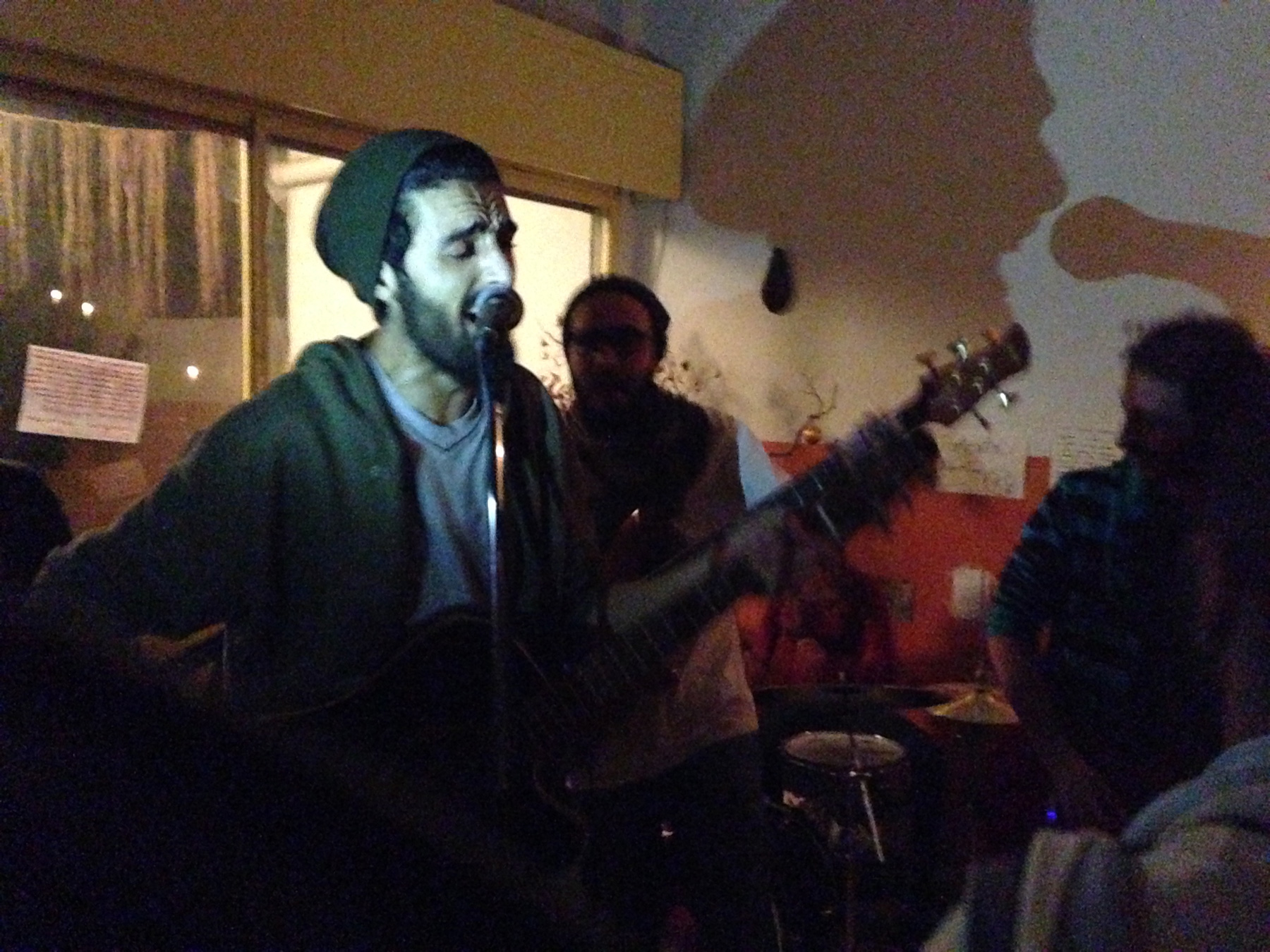 The Damascus band's debut gig at a Beirut party, 2013.