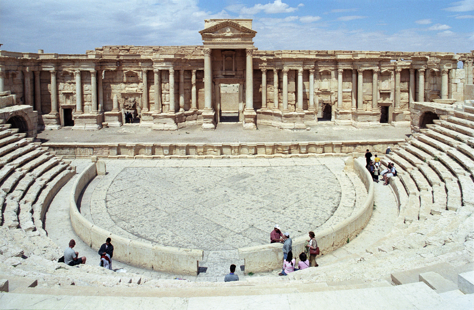 The ancient theatre in Palmyra