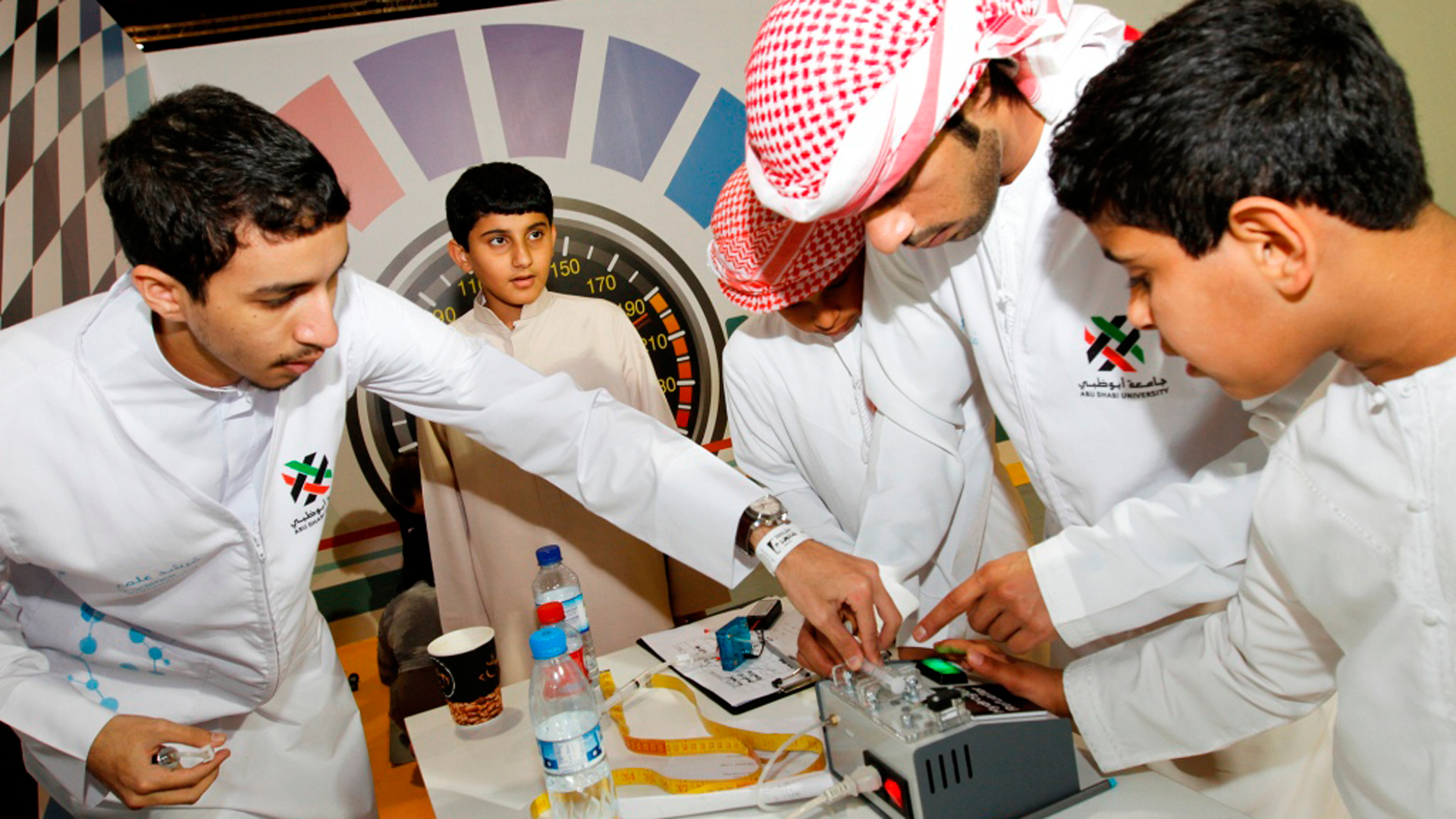 Students at the Abu Dhabi Science Festival