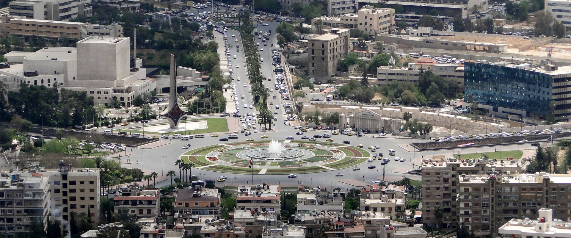 Umayyad Square in Damascus